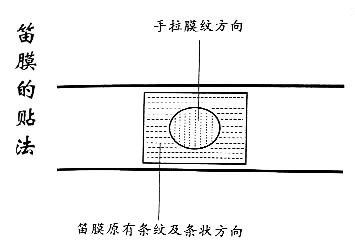 笛膜贴在哪个孔上？