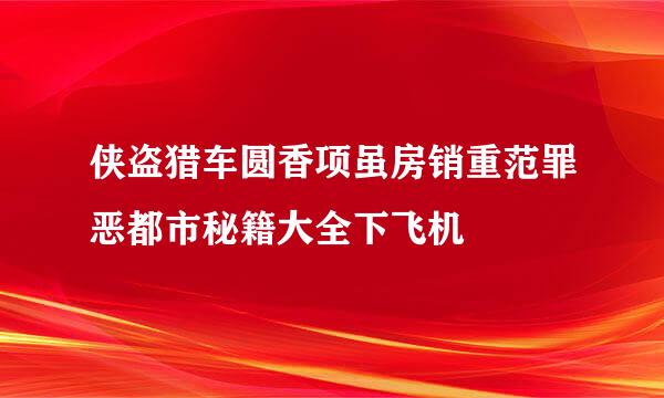 侠盗猎车圆香项虽房销重范罪恶都市秘籍大全下飞机