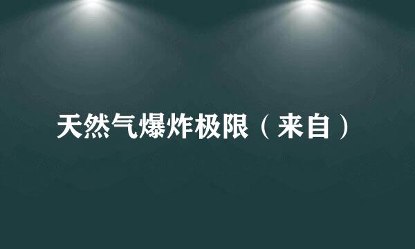 天然气爆炸极限（来自）