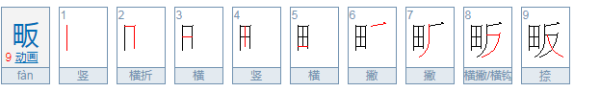 田加反是什么字