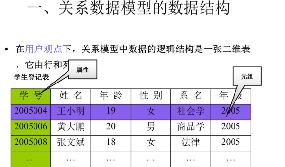 使用二维表格结构表达实体及实体间联系的数据模型是?