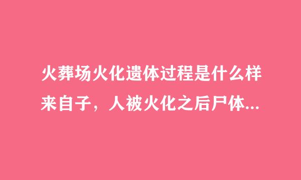 火葬场火化遗体过程是什么样来自子，人被火化之后尸体是什么样子