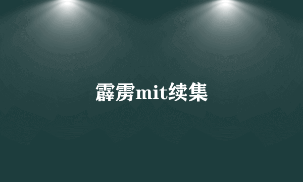 霹雳mit续集