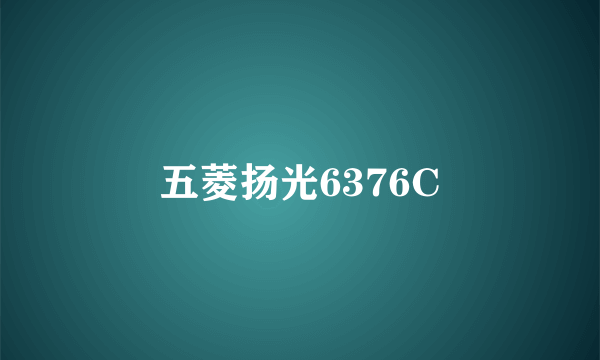 五菱扬光6376C