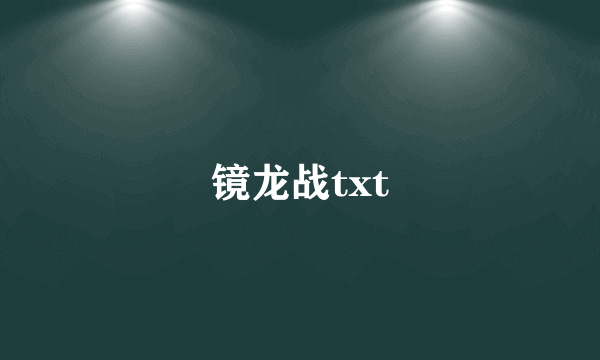 镜龙战txt