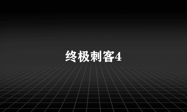 终极刺客4