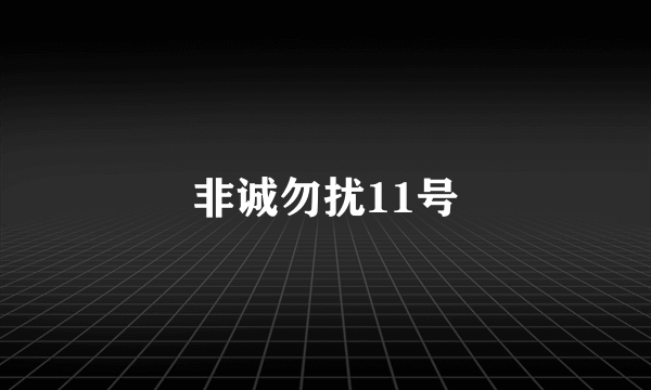 非诚勿扰11号