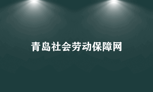 青岛社会劳动保障网