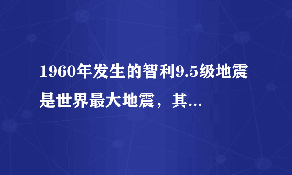 1960年发生的智利9.5级地震是世界最大地震，其威力到底有多大？