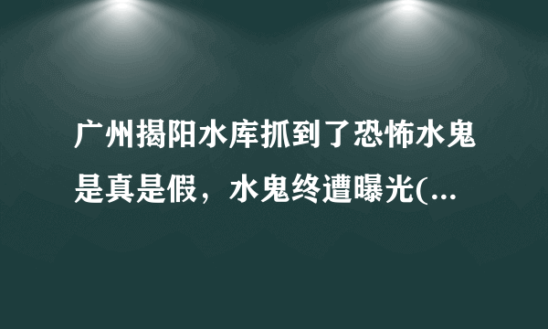 广州揭阳水库抓到了恐怖水鬼是真是假，水鬼终遭曝光(视频)-飞外网