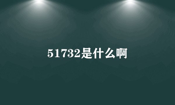 51732是什么啊