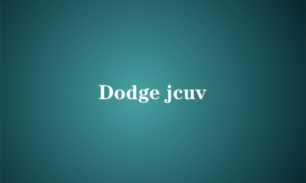 Dodge jcuv